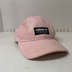 Adidas Pink Hat With Adjustable Strap